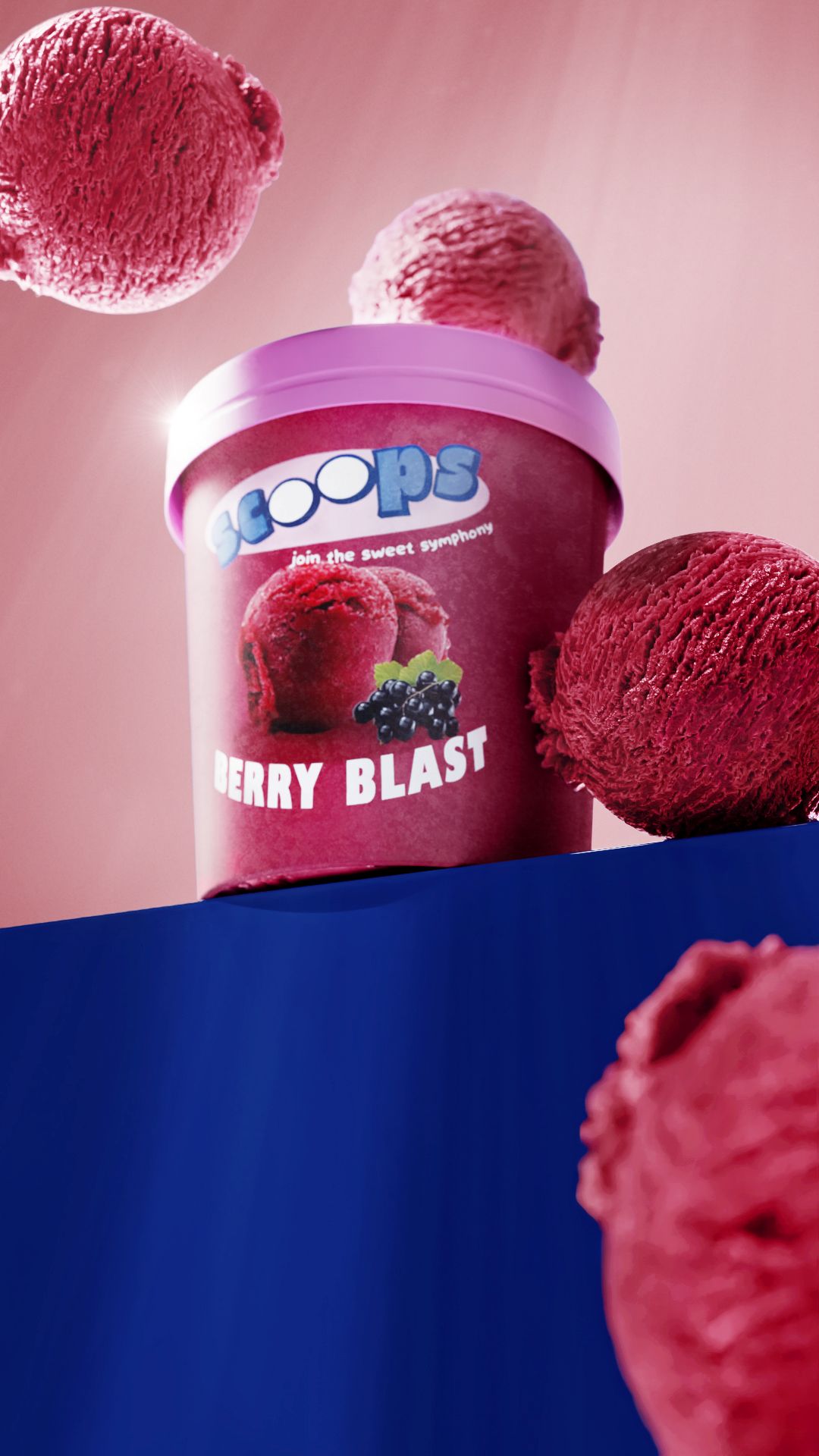 Berry Blast 3D product visualisation