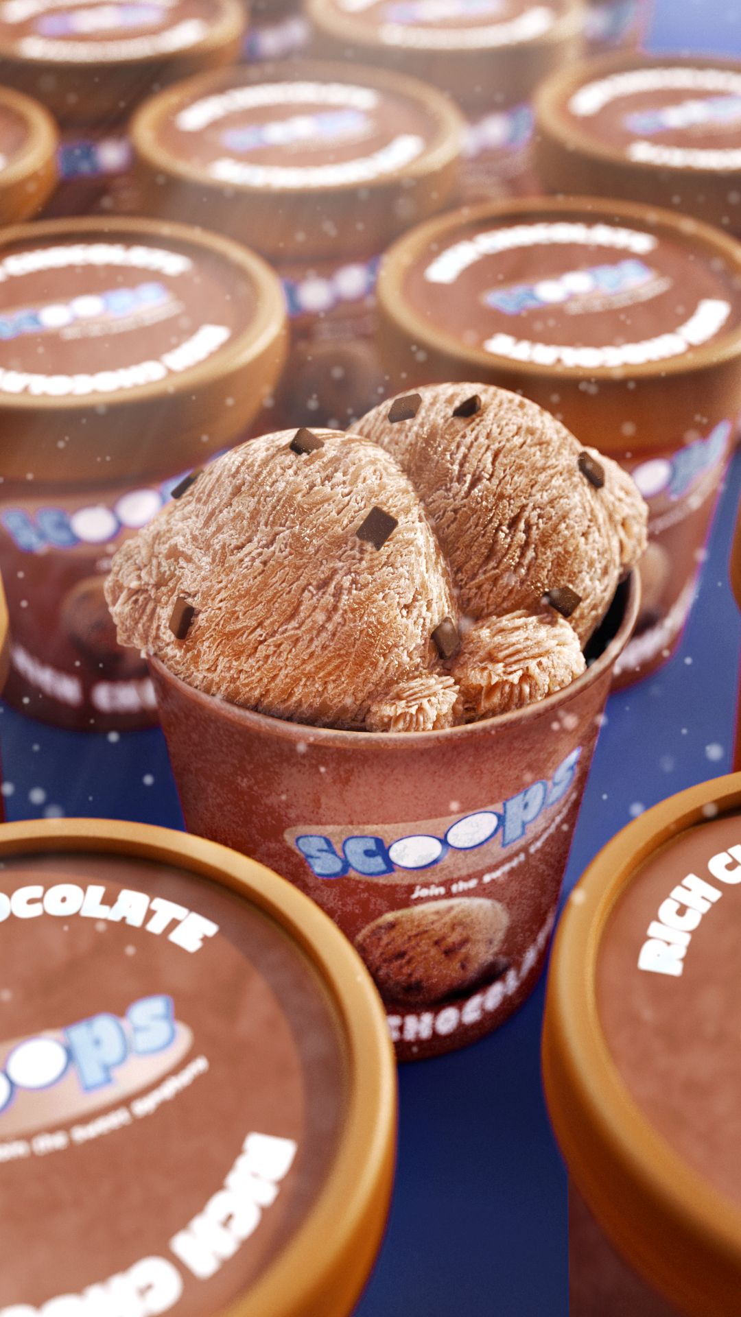 Rich Chocolate 3D product visualisation