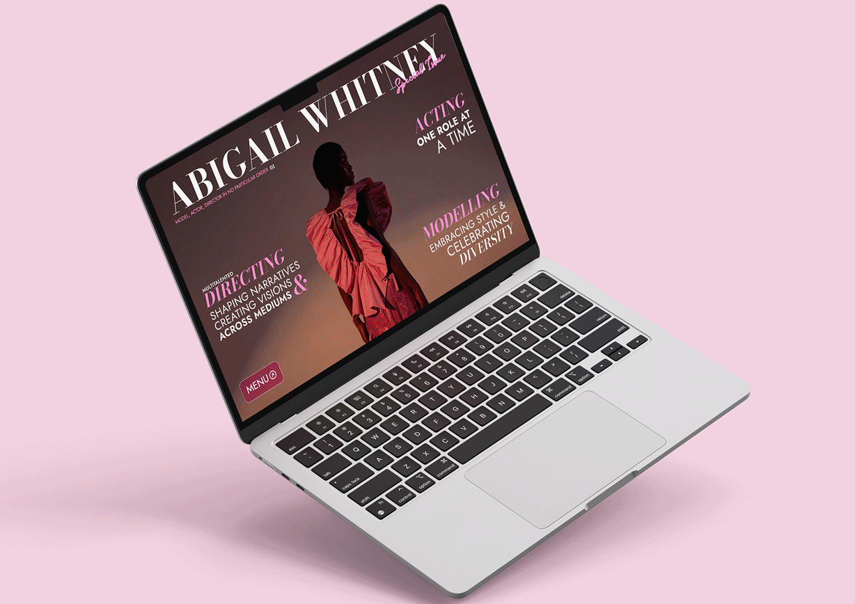 Abigail Whitney: Website Presentation GIF
