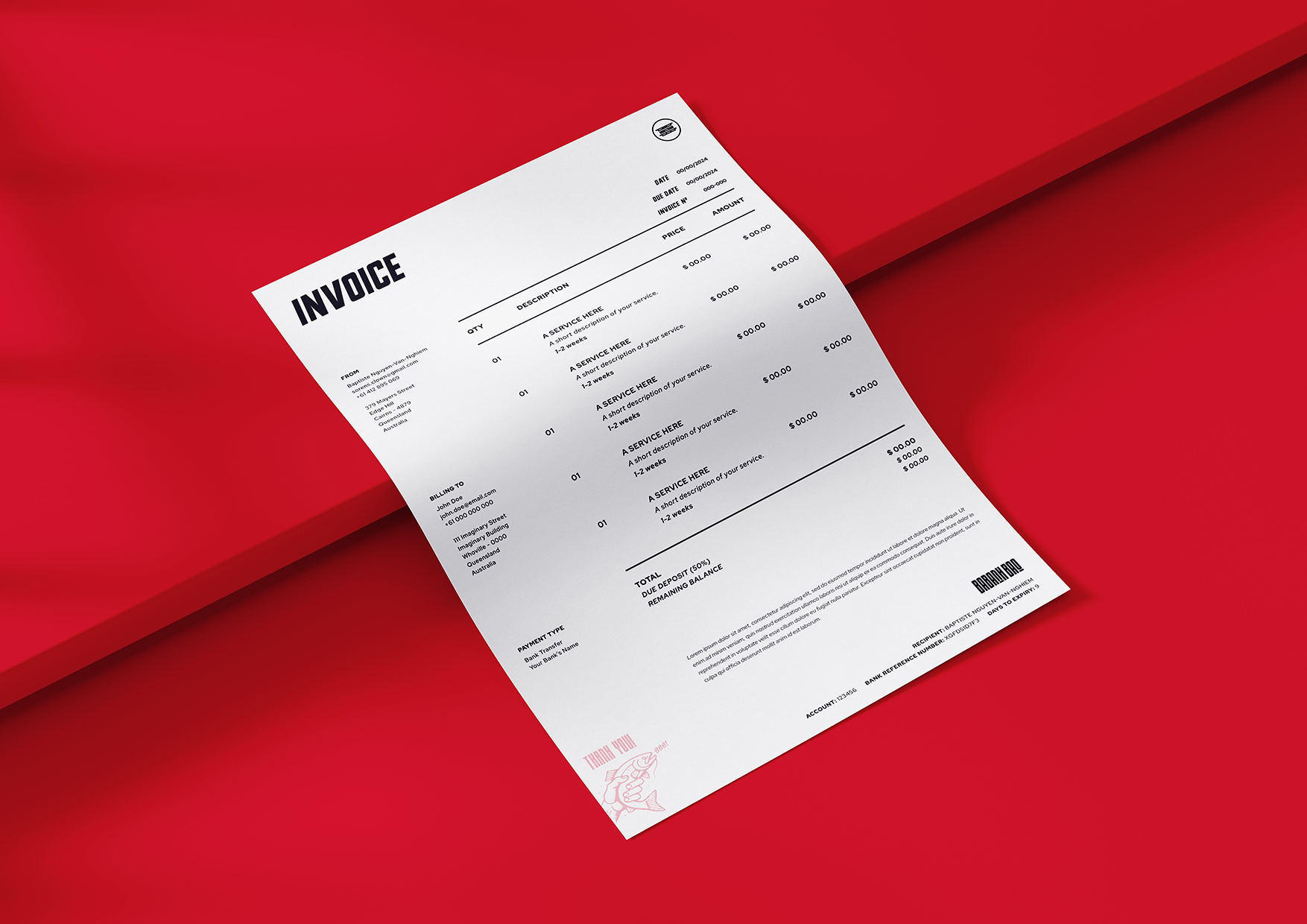 Babanh Bao Invoice