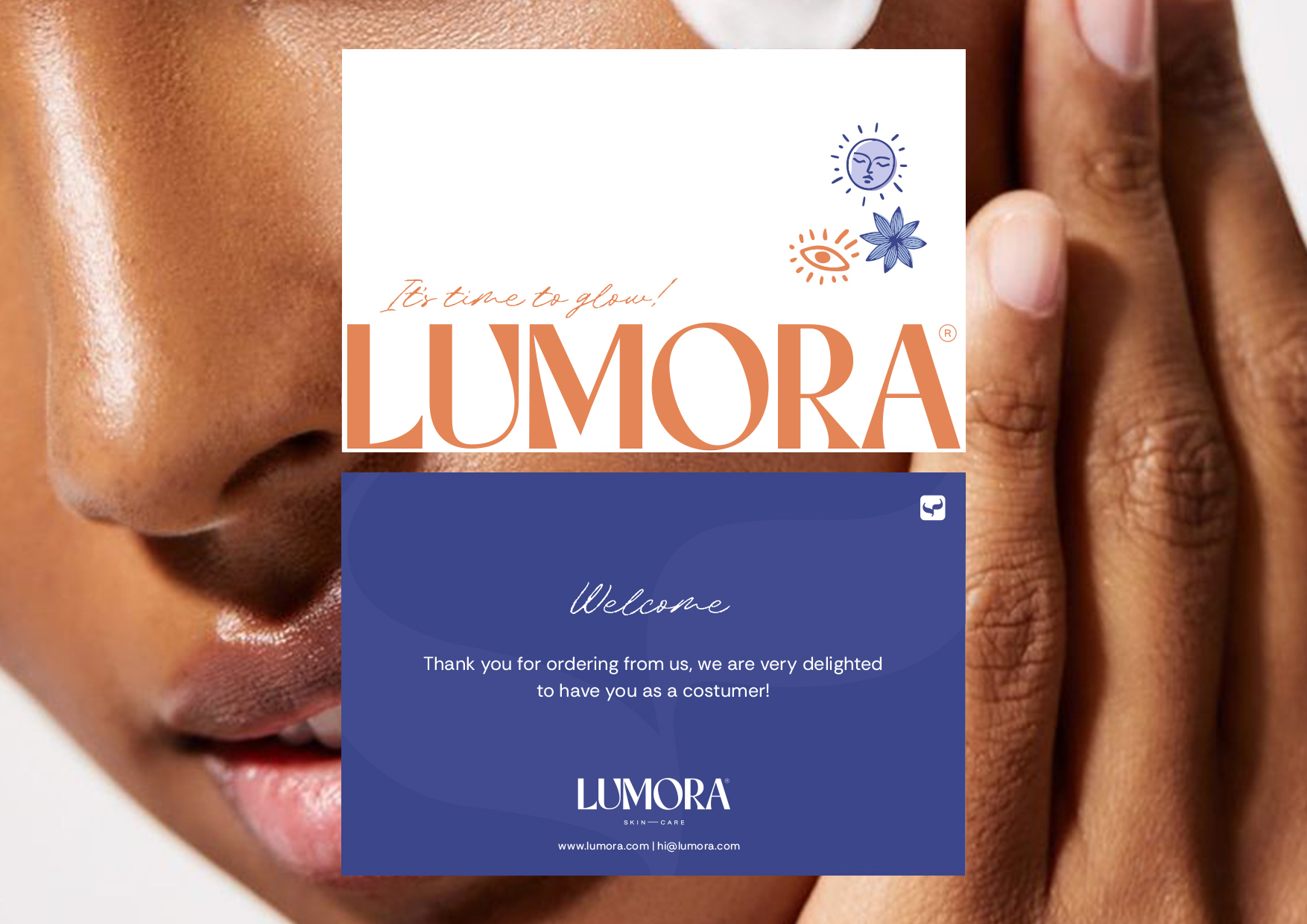 Lumora Thank you Card
